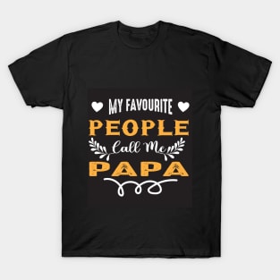 papa t-shirt design T-Shirt